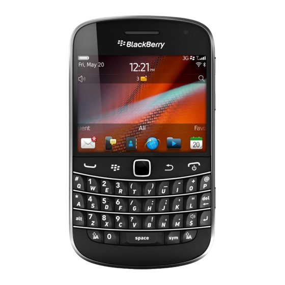 Blackberry Bold 9900 Safety And Product Information