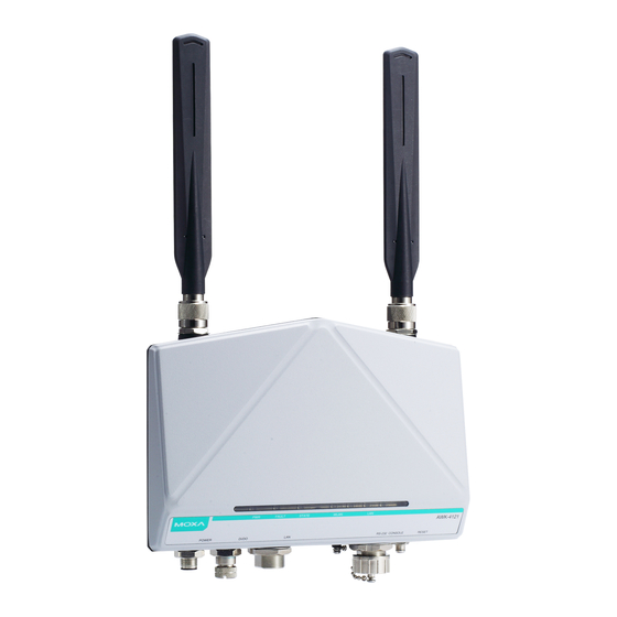 Moxa Technologies AWK-4121 Quick Installation Manual
