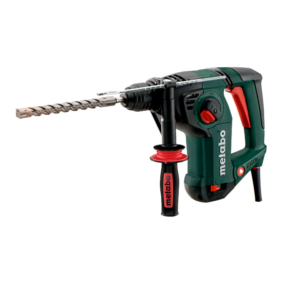 Metabo KHE 3250 Operating Instructions Manual