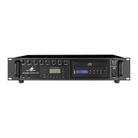 Monacor PA-8120RCD Instruction Manual