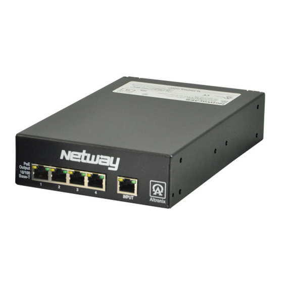 Altronix NetWay 4ES Installation Manual