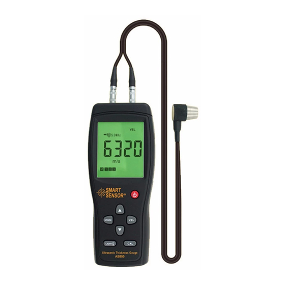 Smart Sensor Model：AS850 Instruction Manual