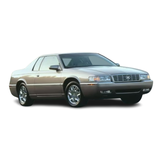 Cadillac 1997 Eldorado Owner's Manual