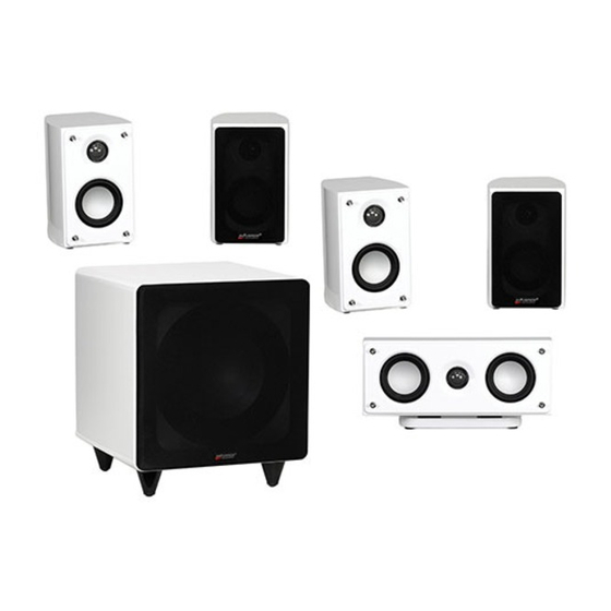 Advance acoustic Elysee HTS-1000 Quick Start Manual