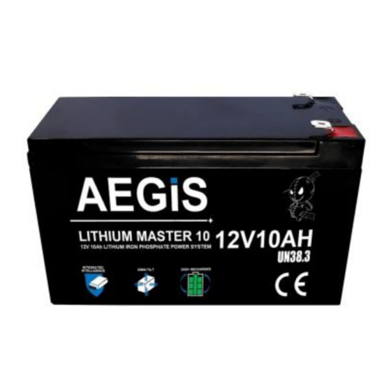 Aegis LITHIUMMASTER ABL-12010P User Manual