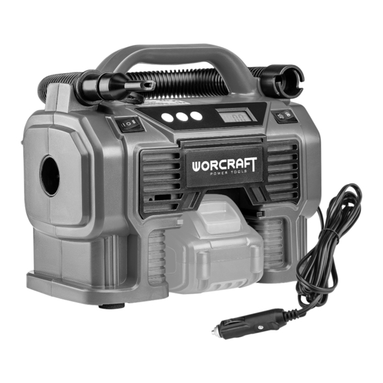 Worcraft PROFESSIONAL CAC-S20LiA Instruction Manual