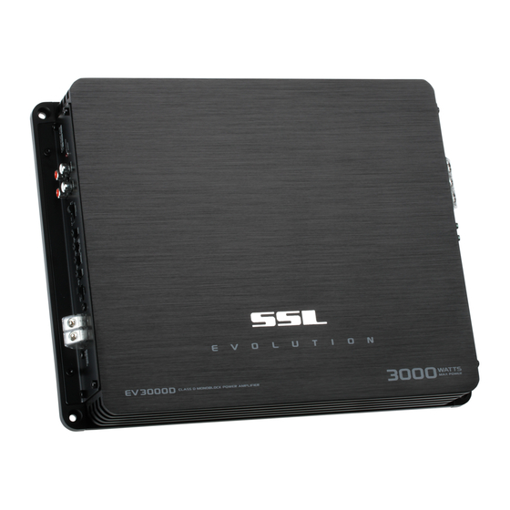 Ssl Evolution EV3000D User Manual