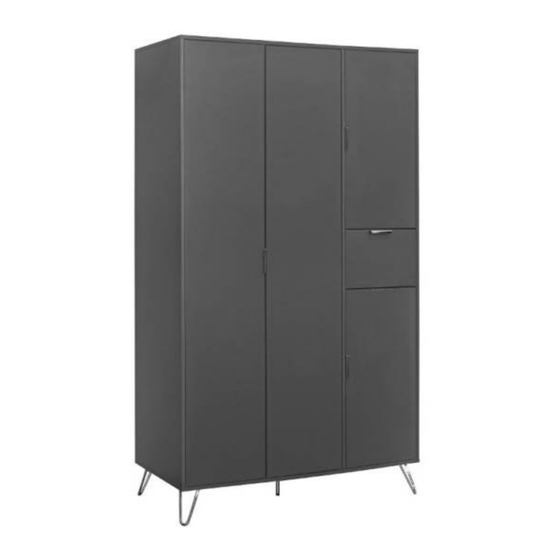 Happy Beds ARLO 4 Drawer Wardrobe Assembly Instructions Manual