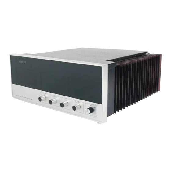 Bose 1800 Service Manual