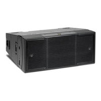 Turbosound flexarray TFA-600L/DP low frequency Quick Start Manual