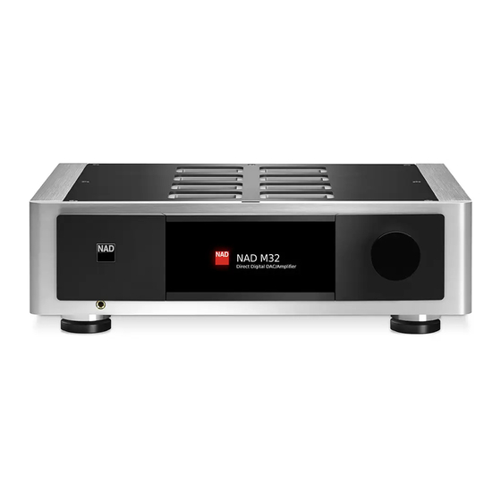 NAD M32 Owner's Manual