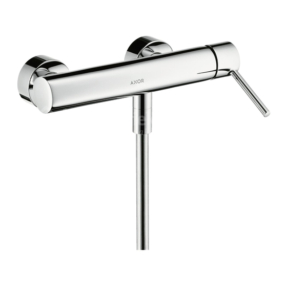 Hans Grohe AXOR Starck Series Instructions For Use/Assembly Instructions