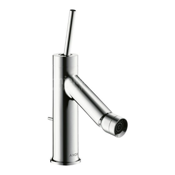 Hans Grohe AXOR Starck Series Instructions For Use/Assembly Instructions