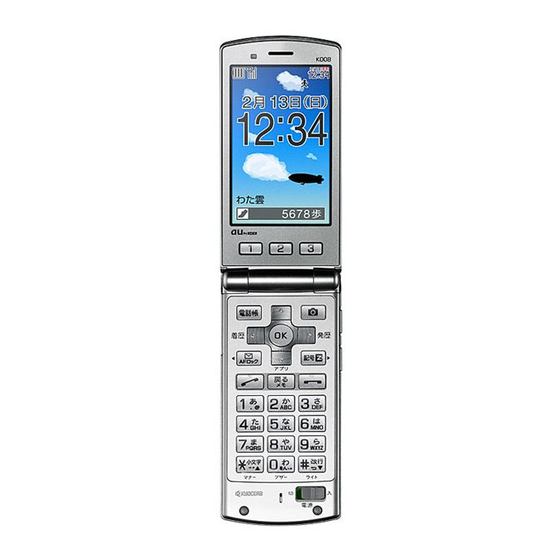 KDDI au K008 Basic Manual