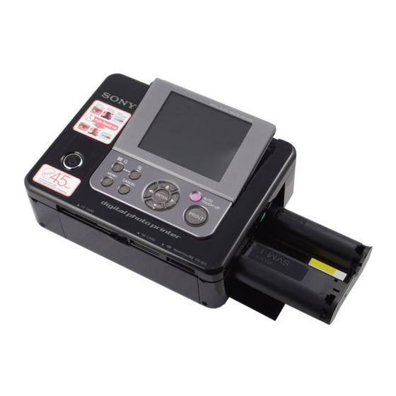 Sony DPP-FP85 Read This First