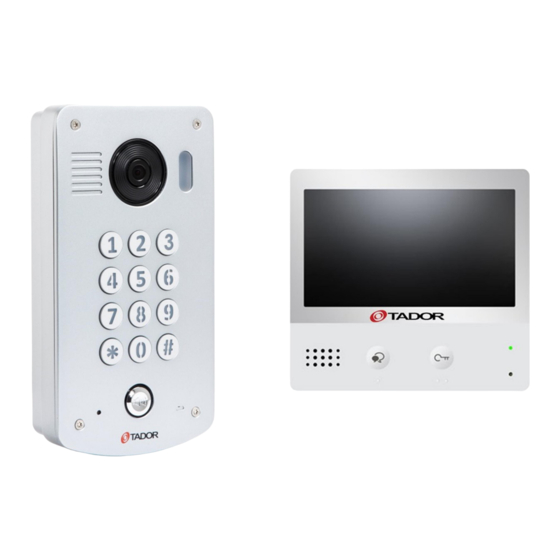 Tador MOON9-KIT Video Intercom System Manuals