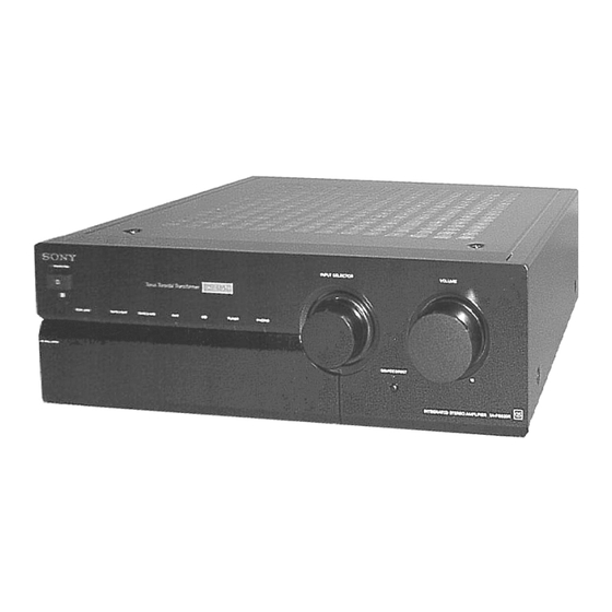 Sony TA-FB940R Service Manual