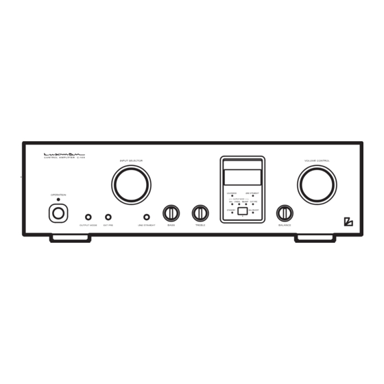Luxman C-10X Owner's Manual