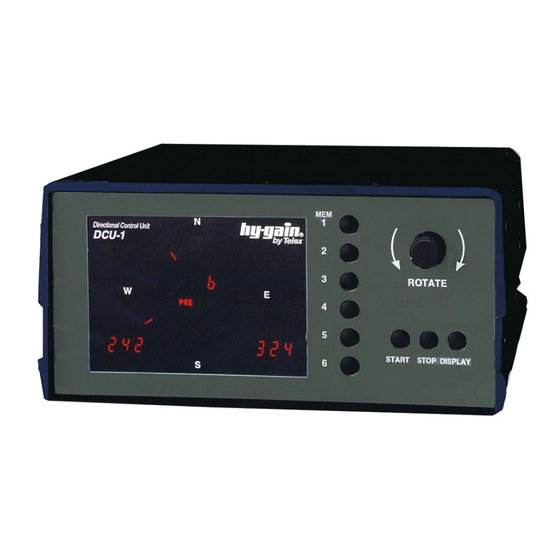 DCU-1/DCU-1X Digital Control Unit Instruction Manual | ManualsLib
