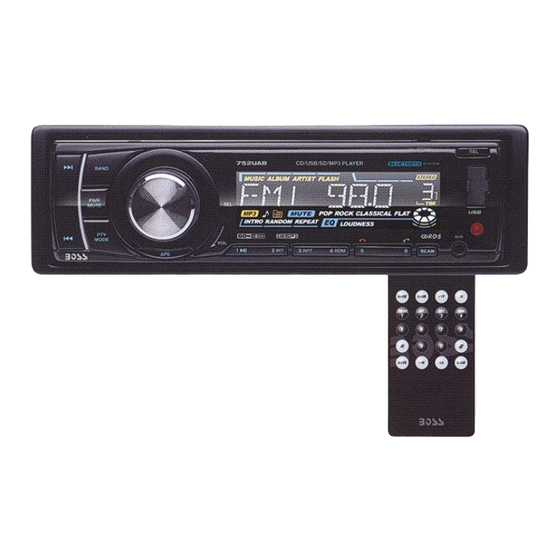 Boss Audio Systems 752UAB User Manual
