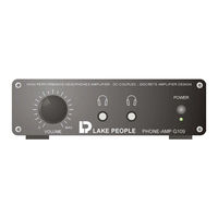 Lake People PHONE AMP G109 P User Manual