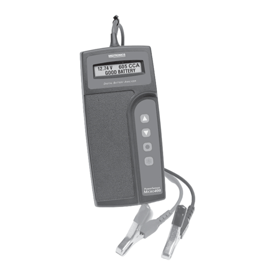 Midtronics PowerSensor MICRO400 Instruction Manual