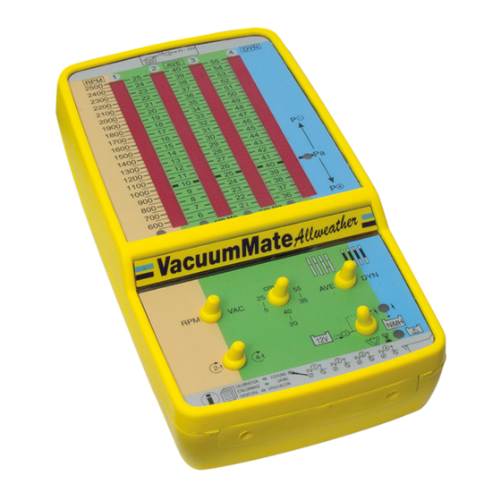 TecMate VacuumMate Allweather Service Manual