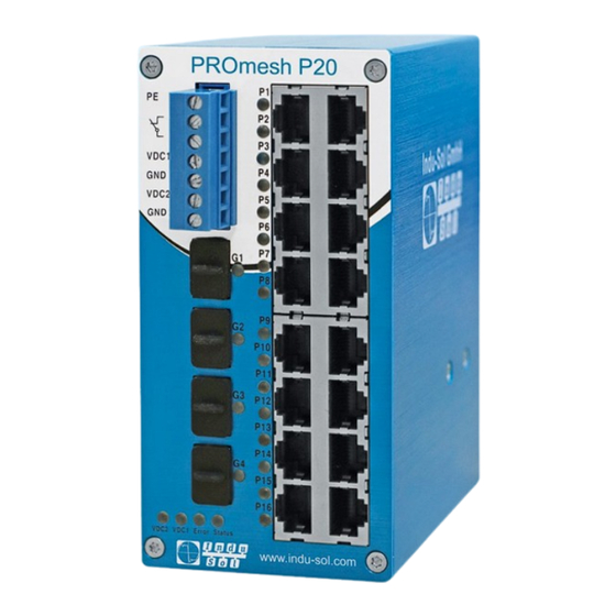 Indu-Sol PROmesh P20 User Manual