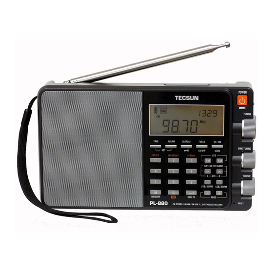 Tecsun PL-880 Additional Features