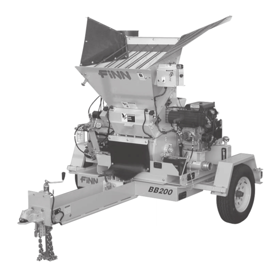Finn Bark Blower BB-200 Parts And Operator's Manual