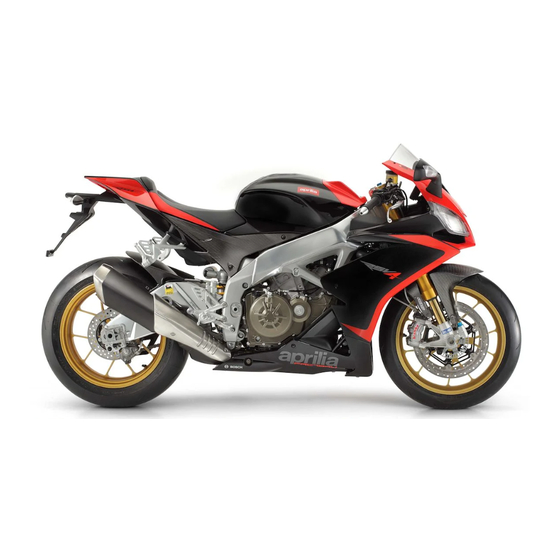 APRILIA RSV4 ABS 2010 Manual