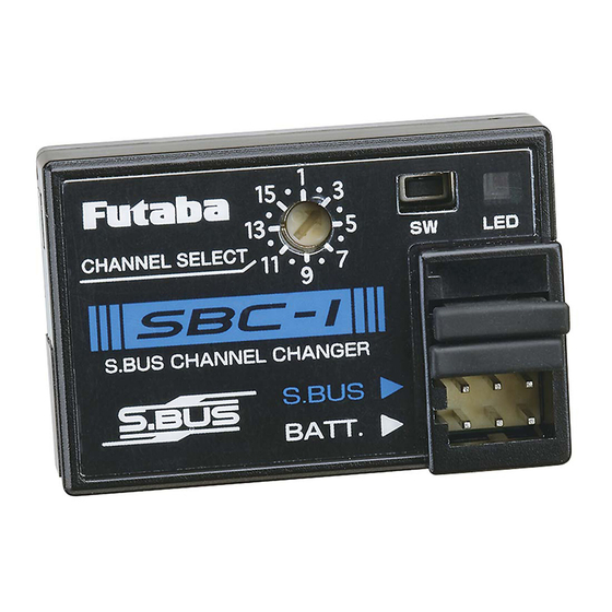 FUTABA S.BUS SBC-1 Instruction Manual