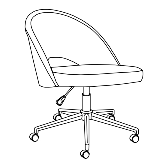 real living SEVEN HILLS BUCKET OFFICE CHAIR HG-1371-3 Grey Assembly Instructions Manual