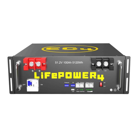 EG4 LIFEPOWER4 Quick Start Manual