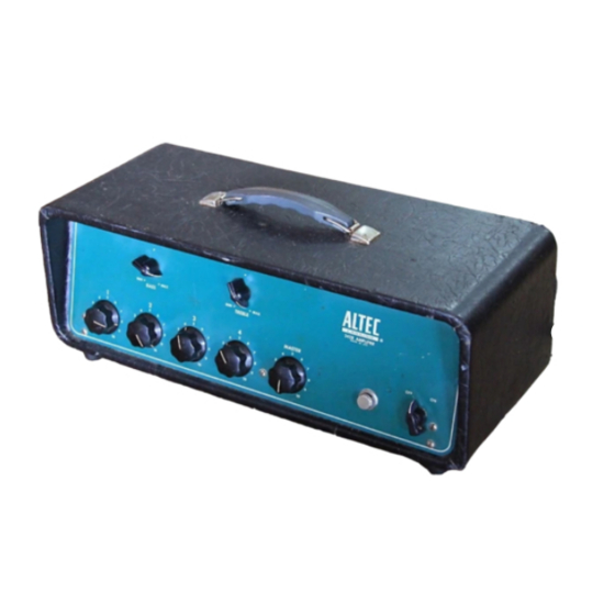 Altec Lansing 342B POWER AMP Manual