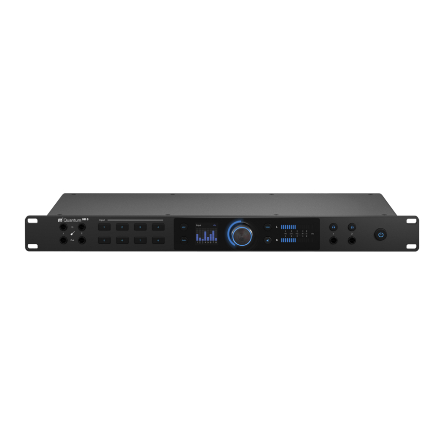 PreSonus Quantum HD Series Manual