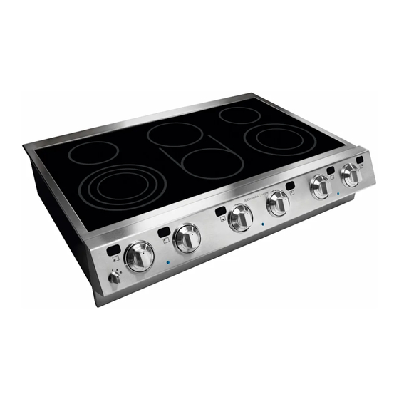 Electrolux E36EC75HSS - 36" Pro-Style Slide-In Electric Rangetop Installation Instructions Manual