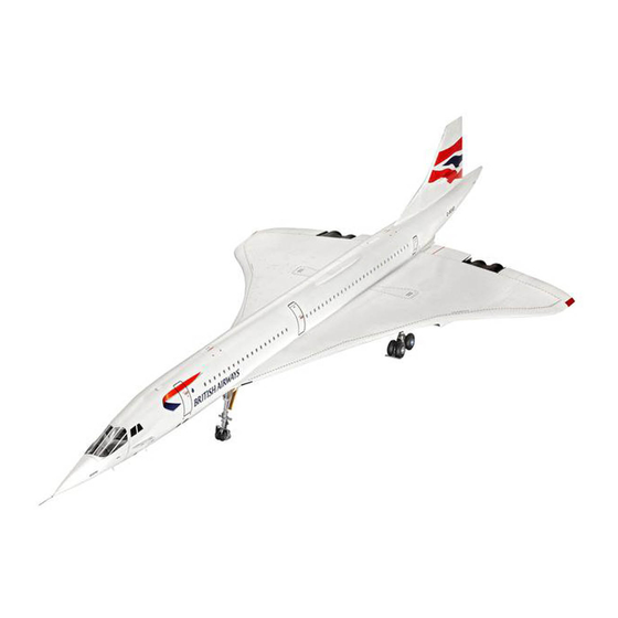 REVELL Concorde "Britsh Airways" Assembly Manual