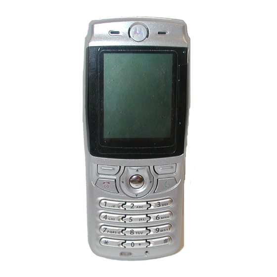Motorola E365 Service Manual