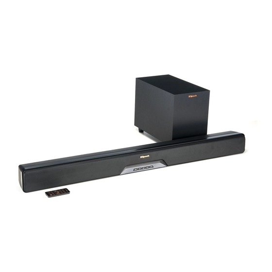Klipsch RSB-6 Firmware Update Instructions