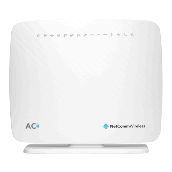 NetComm Wireless NF17ACV Quick Start Manual