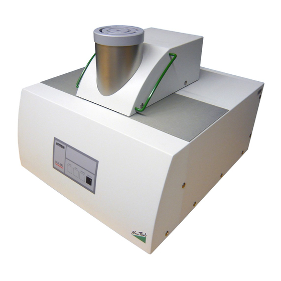NETZSCH LFA 447 Nanoflash Operating Instructions Manual