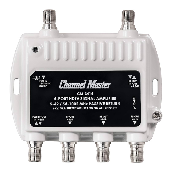 Channel Master 1 TV Installation