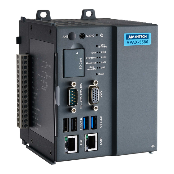 Advantech APAX-5580 Manual