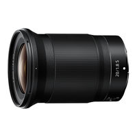 Nikon NIKKOR Z 20mm f/1.8 S User Manual
