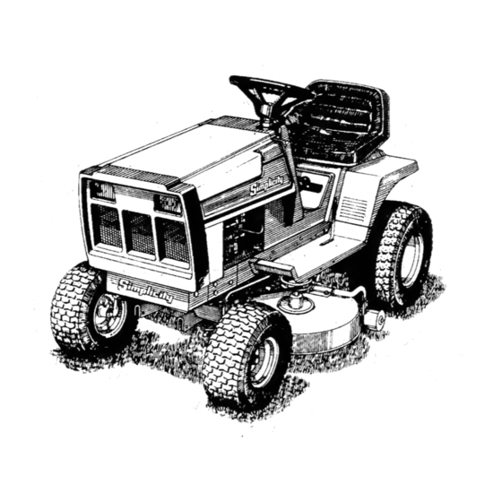Simplicity 4200 Series Operator's Manual