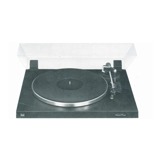 Dual CS 503-1 Operating Instructions Manual