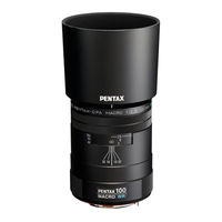 Pentax smc PENTAX-D FA MACRO 100mmF2.8 WR Operating Manual