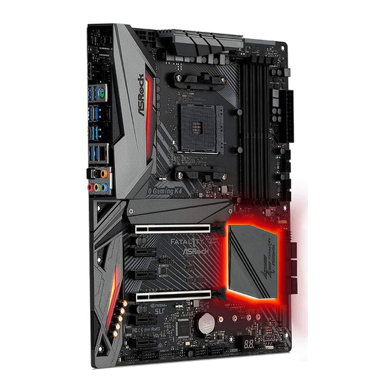ASROCK Fatal1ty X470 Gaming K4 Series Manual