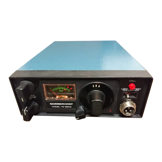 Sommerkamp TS-660S Instruction Manual